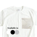 Kimono Pocket T-Shirt (Shiro-Muku) – White Crane