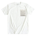 Pure Tradition Kimono Pocket T-Shirt with a pocket of a vintage shiro-muku wedding kimono, woven with layered ivory chrysanthemums, view 3