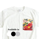 Kimono Pocket T-Shirt – Floral Garden