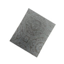 Oshima Black Kimono Pocket T-Shirt with a pocket of vintage Oshima tsumugi silk in a taupe weave flecked with pale blue