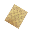 Golden Weave Ed. 01 Kimono Pocket T-Shirt with a pocket of vintage Nishijin-ori kimono silk in a golden shippo seven-treasures lattice