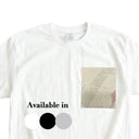 Crafted Flow Kimono Pocket T-Shirt with a pocket of vintage kimono silk, with pale plum blossoms and a band of gold, view 2